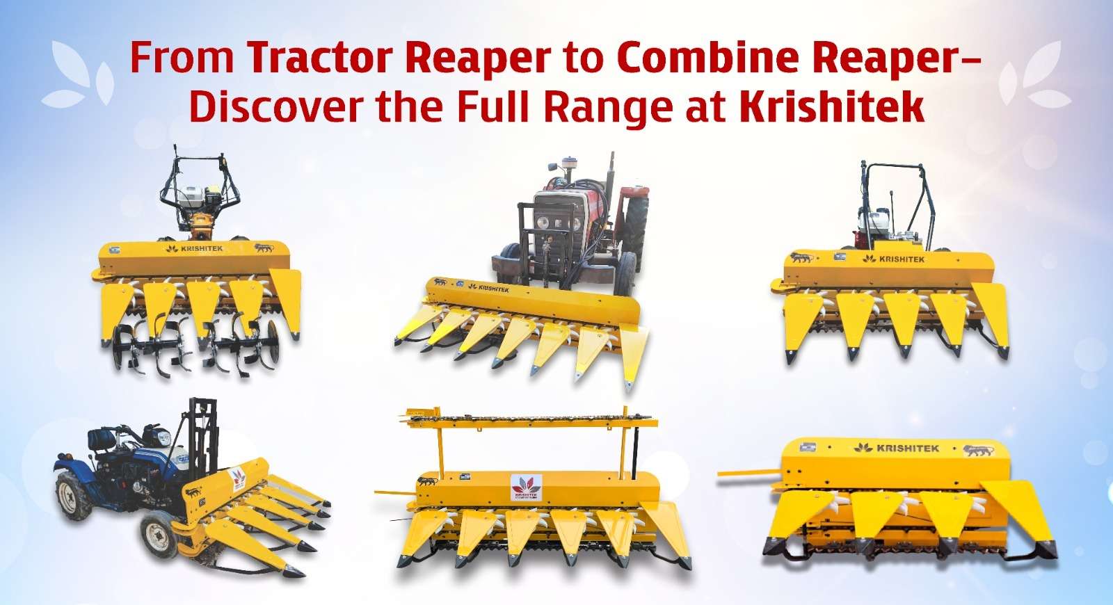 Tractor reaper