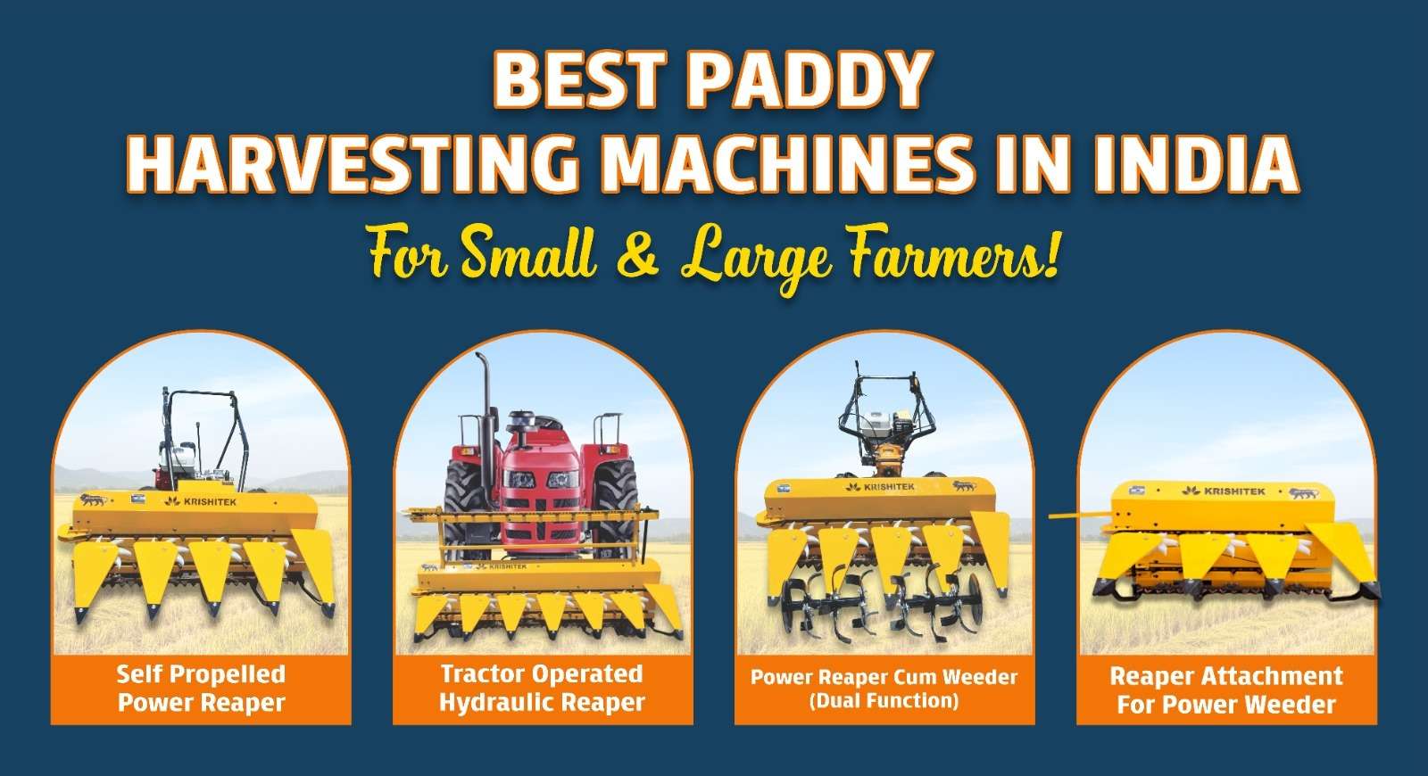 Paddy Harvesting Machines