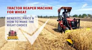 Tractor reaper