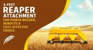 tractor reaper machine