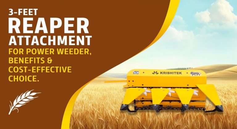 tractor reaper machine